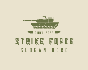 Military War Tank logo design