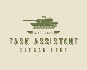 Military War Tank logo design