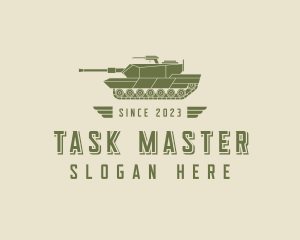 Military War Tank logo design