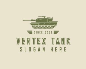 Military War Tank logo