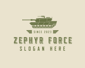 Military War Tank logo design