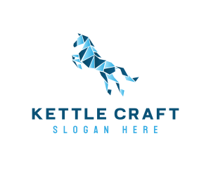 Gradient Horse Craft logo design