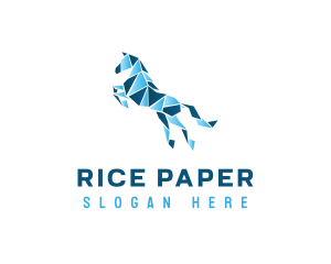 Gradient Horse Craft logo design