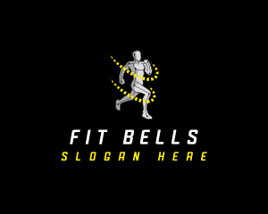 Running Fitness Athlete logo design