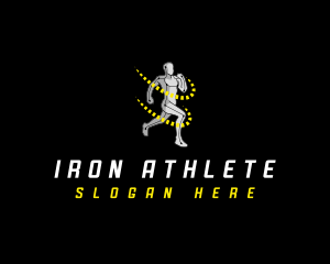 Running Fitness Athlete logo design