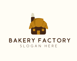 Croissant House Country Bakery logo design