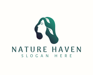 Woman Nature Wellness logo design