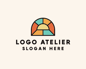 Stained Glass Arch Window logo