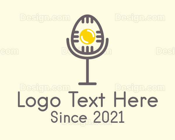 Egg Microphone Podcast Logo