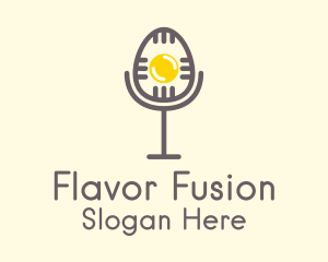 Egg Microphone Podcast  Logo