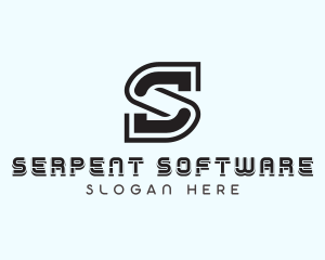 Tech Software Letter S logo design