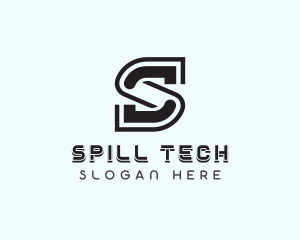 Tech Software Letter S logo design