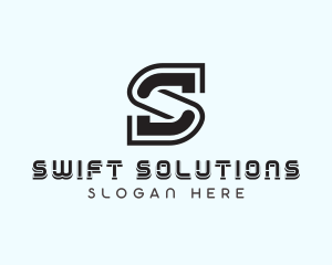 Tech Software Letter S logo design