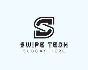 Tech Software Letter S logo design