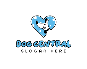 Pet Dog Heart logo design