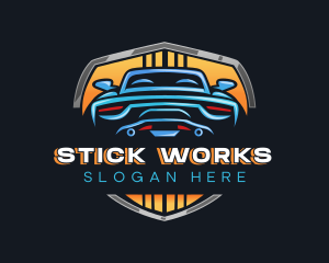 Super Car Protection logo design