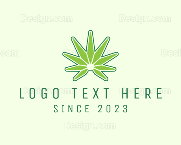 Modern Edgy Cannabis Logo