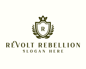 Shield Royal Crown logo design