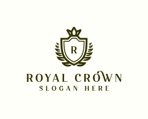 Shield Royal Crown logo design
