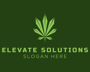 Cannabis Weed Geometric logo