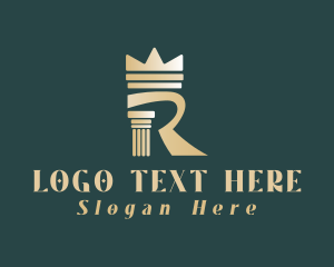 Column Pillar Crown logo