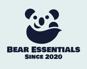 Happy Panda Bear logo design