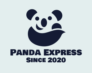 Happy Panda Bear logo design