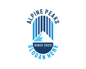 Mountain Alpine Trip logo design