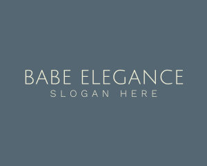 Elegant Minimalist Brand logo design