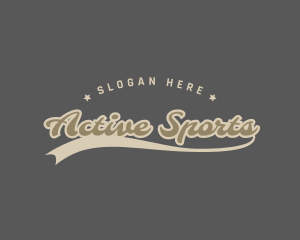 Retro Sports Brand Logo