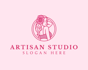 Beauty Hair Stylist logo design