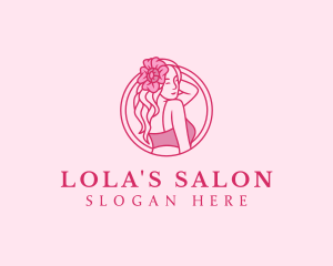 Beauty Hair Stylist logo design