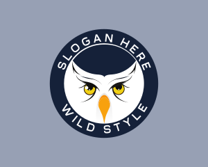 Wild Owl Bird logo design