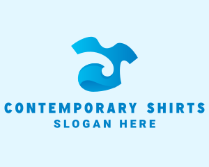 Blue Shirt Clothing logo design