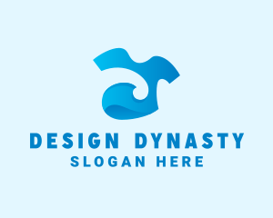 Blue Shirt Clothing logo design