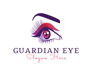 Feminine Cosmetics Eye  logo design