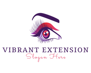 Feminine Cosmetics Eye  logo design