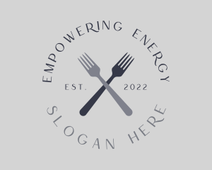 Fork Cutlery Restaurant logo design