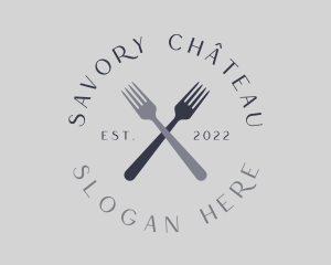 Fork Cutlery Restaurant logo design