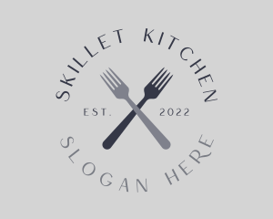 Fork Cutlery Restaurant logo design