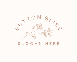 Minimalist Botanical Flowers logo design