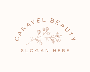 Minimalist Botanical Flowers logo design