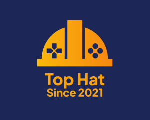 Game Console Hard Hat  logo design