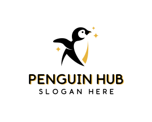 Penguin Arctic Bird logo