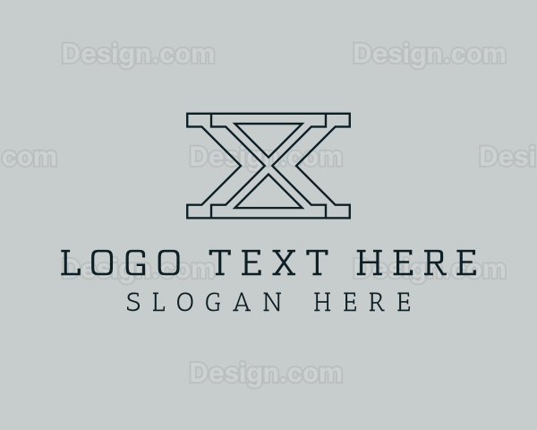 Professional Serif Letter X Logo