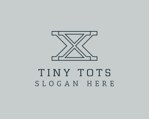 Professional Serif Letter X logo