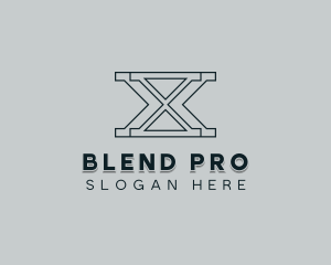 Professional Consulting Letter X logo design