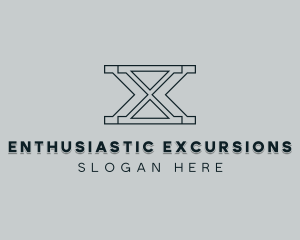 Professional Consulting Letter X logo design