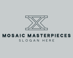 Professional Consulting Letter X logo design