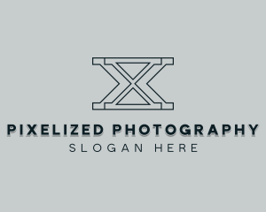 Professional Consulting Letter X logo design